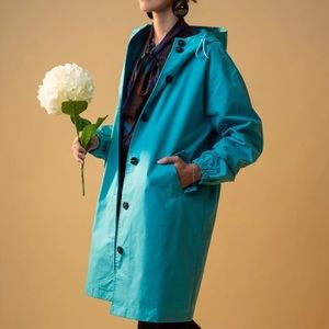 Windbreaker Aquamarine Rain-Jacket